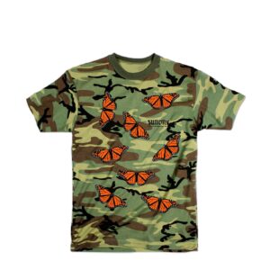 Sunday x Burn Slow Migration Logo S/S (Woodland Camo)